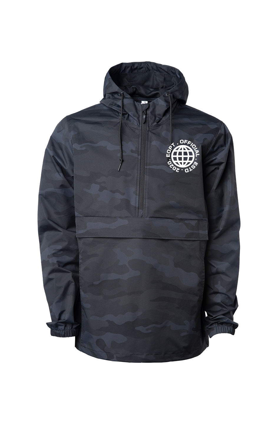 Black Camo Anorak Jacket